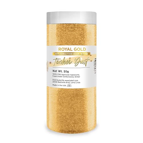 Miniatura 9 de Purpurina comestible de oro BAKELL de 0.88 oz  polvo de polvo comestible  purpurina aprobada por la FDA  100% comestible  pasteles, cupcakes,