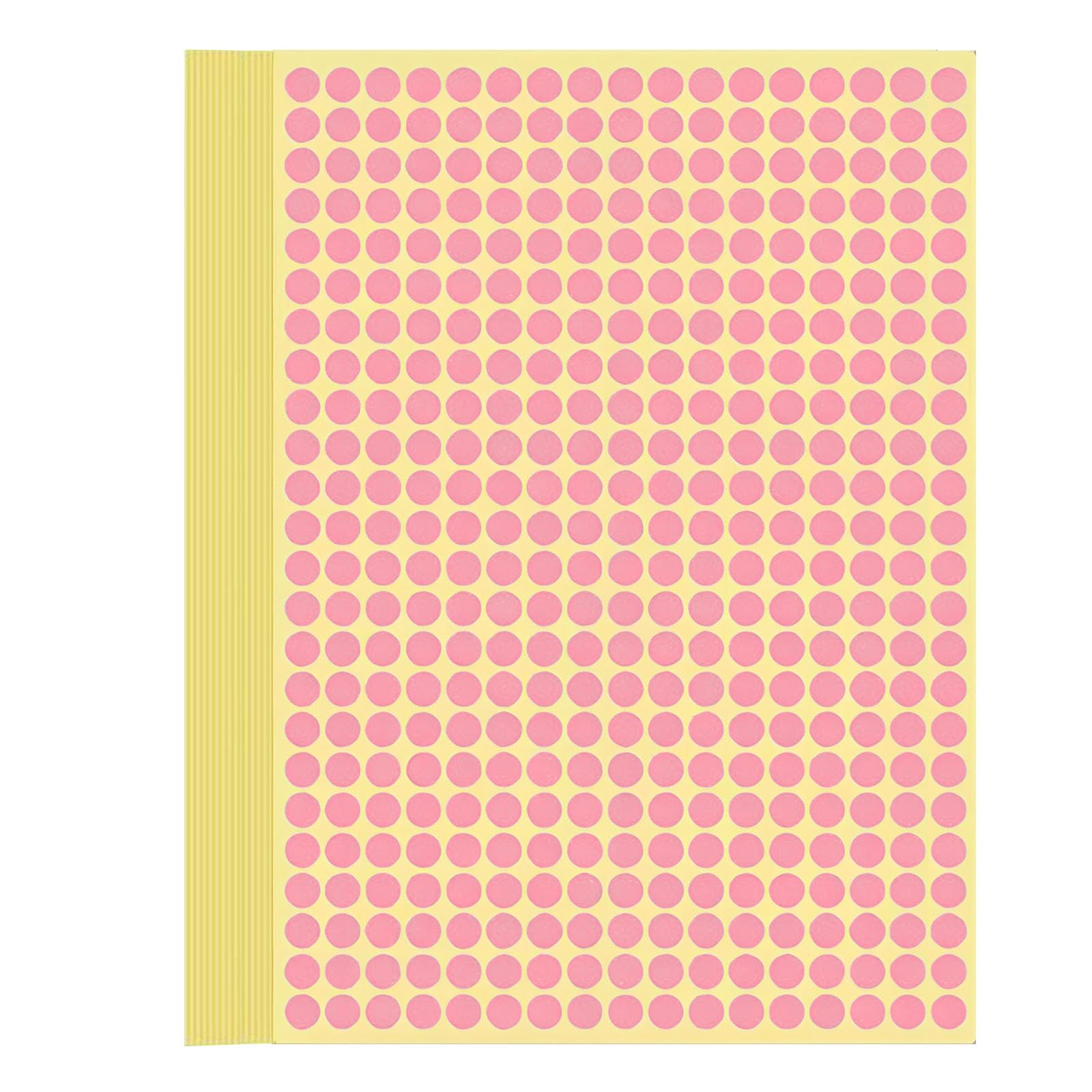 12240 PCS Pink Dot Stickers 6 mm Round Colour Coding Labels 1/4 Inch Small Self-Adhesive Circle Stickers 0.25'' Removable Sticky Dots Price Labels for Home School Office Business Garage Yard Sale