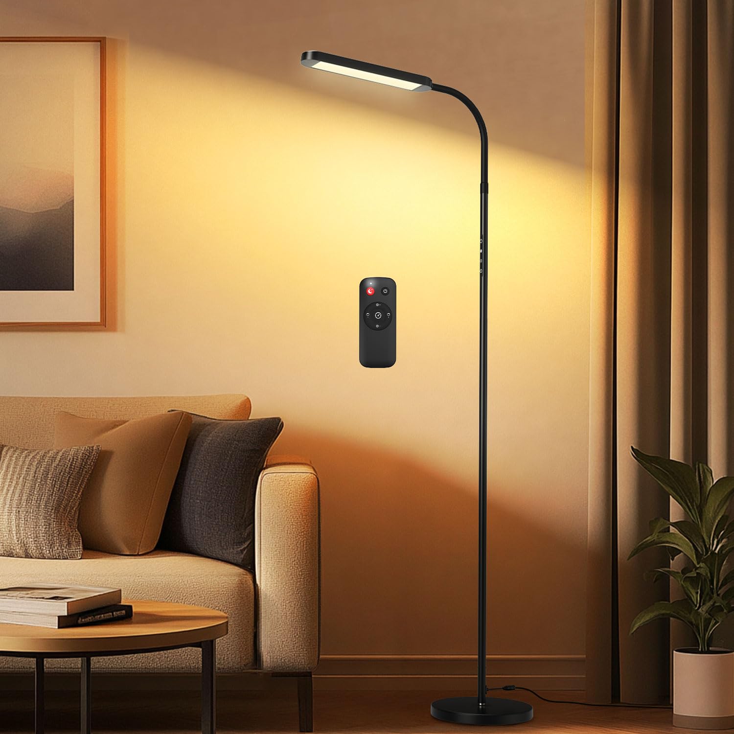 Amazon.co.jp : BeaNet フロアライト LED 【無線リモコン・Max版・大型