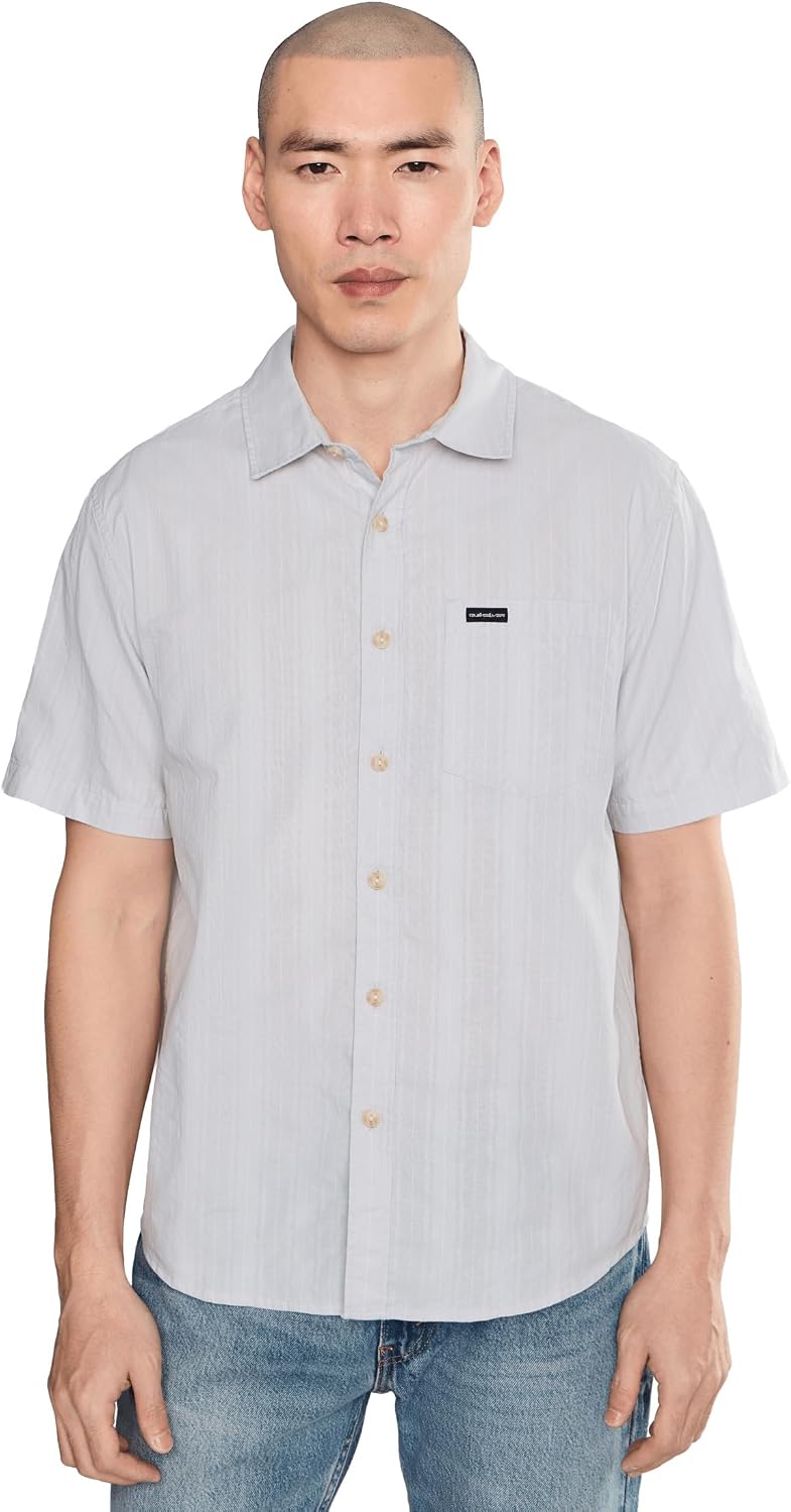 Quiksilver Mens Dobby Stripe Classic Woven