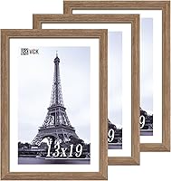 Vista 28 de VCK 8x10 Picture Frames - Black, Wide Border Solid Wood Frame, Display Photo in Horizontal and Vertical, for Home, Office, Gallery, Woodgrain