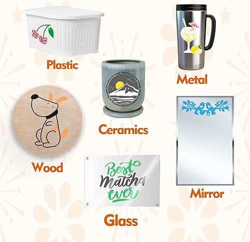 Miniatura 9 de Vinilo permanente blanco - Vinilo blanco para Cricut  12 pulgadas x 40 pies, vinilo adhesivo blanco para Cricut Joy Machine, silueta, rollo de