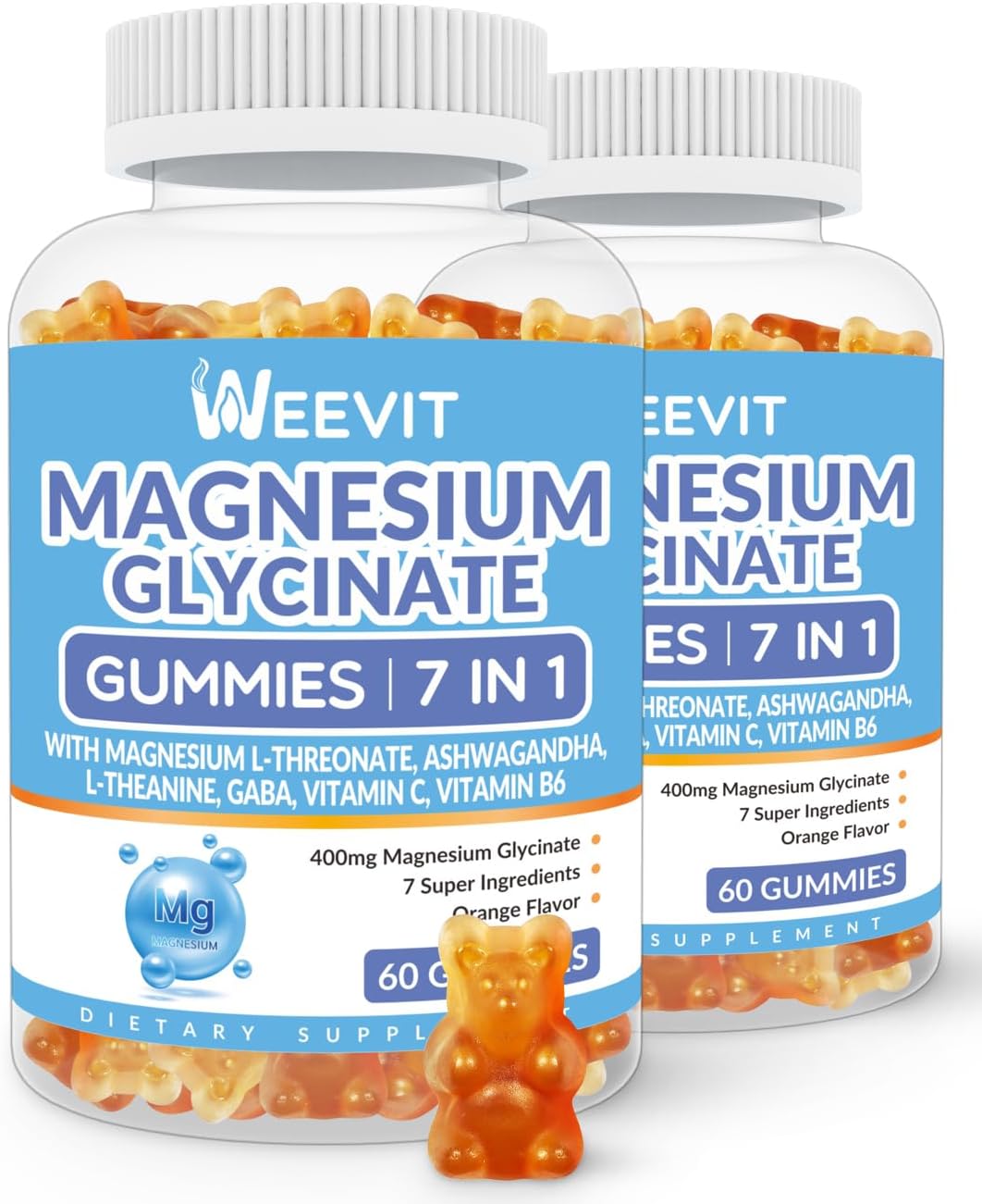 Magnesium Threonate Gummies 500mg and Potassium Magnesium