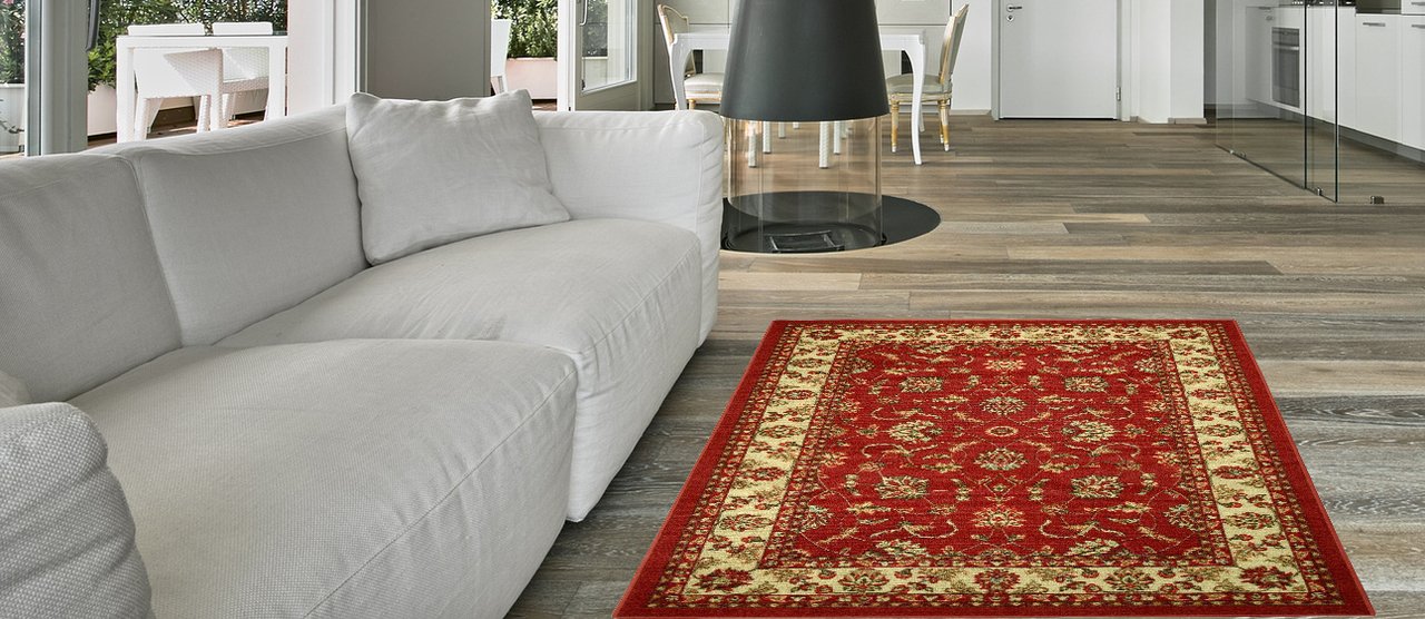 Rubber Backed Runner Rug, Runner 22 x 84 inch (7 ft Runner), Multicolor Striped, Non Slip, Kitchen Rugs and Mats