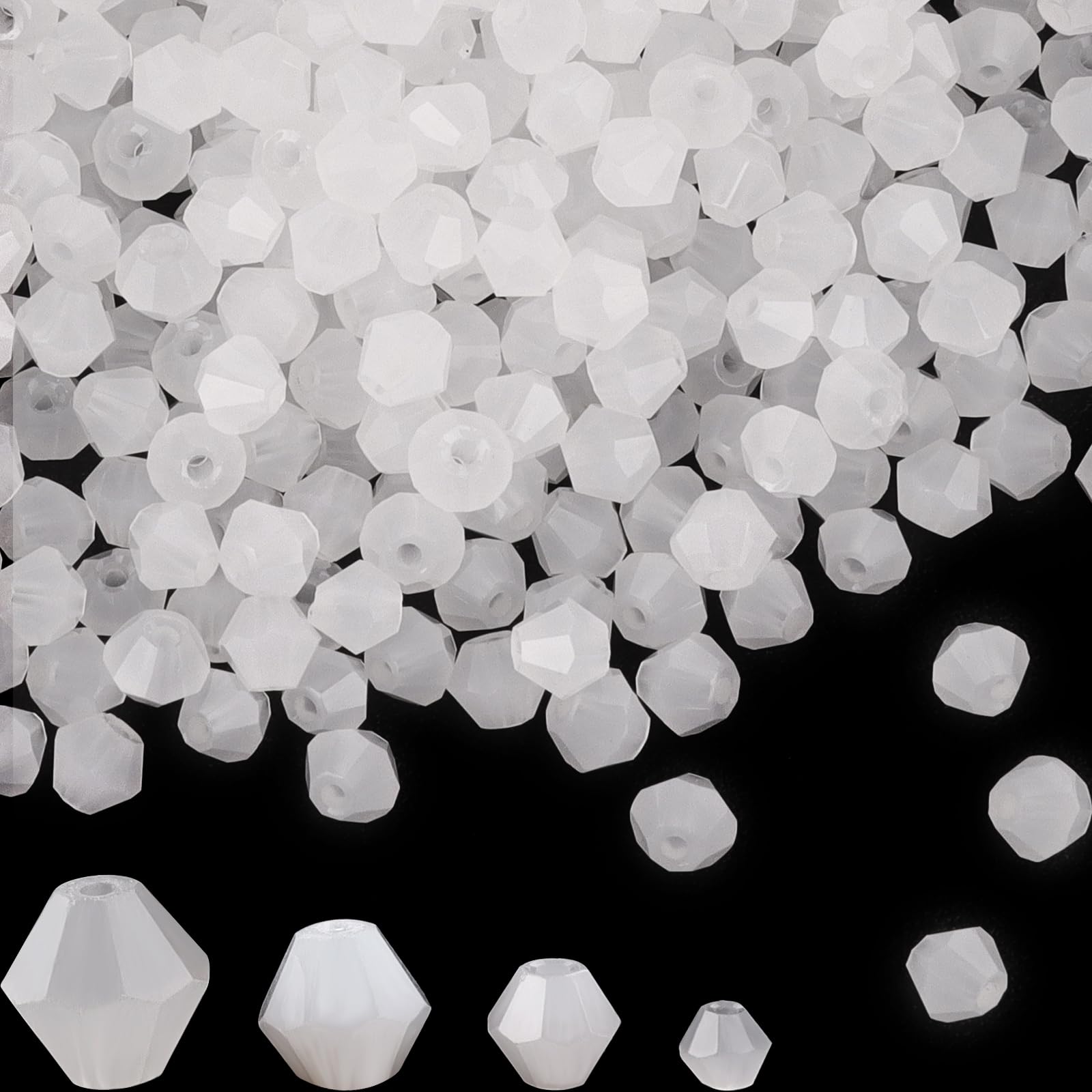 Perles bicônes en cristal de 4 mm lot de 400 pièces pour la création de bijoux