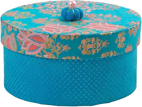 Creativ 263700 10+13+16 cm 3 Assorted Papier Mache Round Boxes, Brown