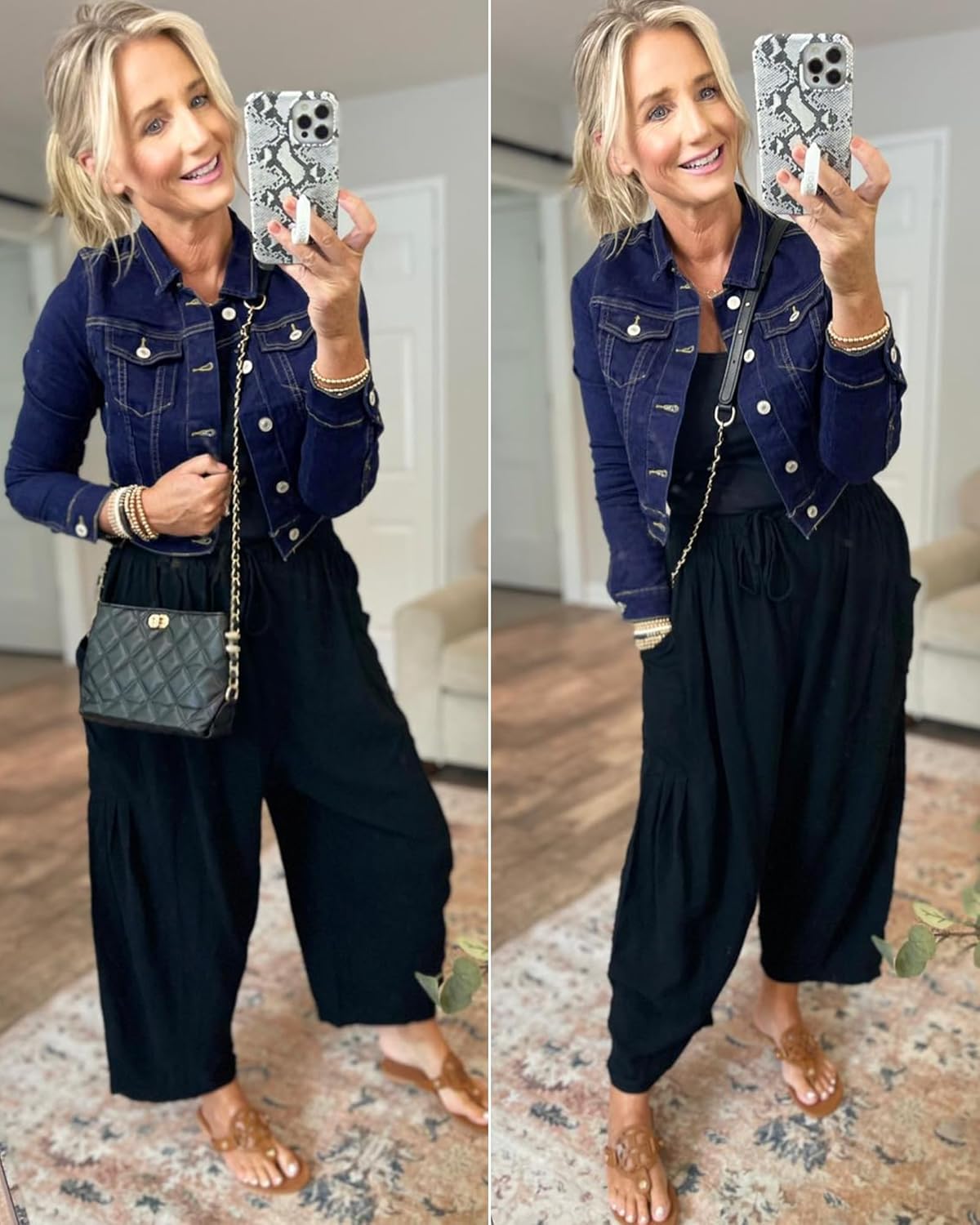 luvamia 2026 Cropped Jean Jackets for Women Fashion Short Denim Shacket Jacket Lightweight Fitted Stretchy with Pockets - Image 5