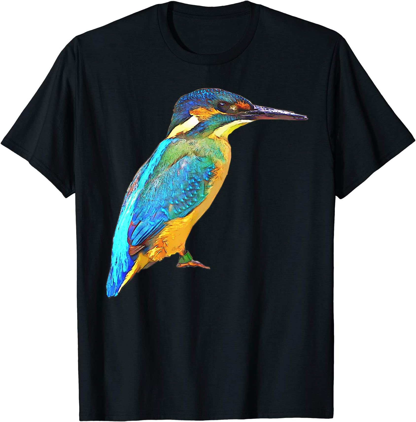 Kingfisher Bird Lover DesignsAlcedinidae Kingfisher Birding T-Shirt