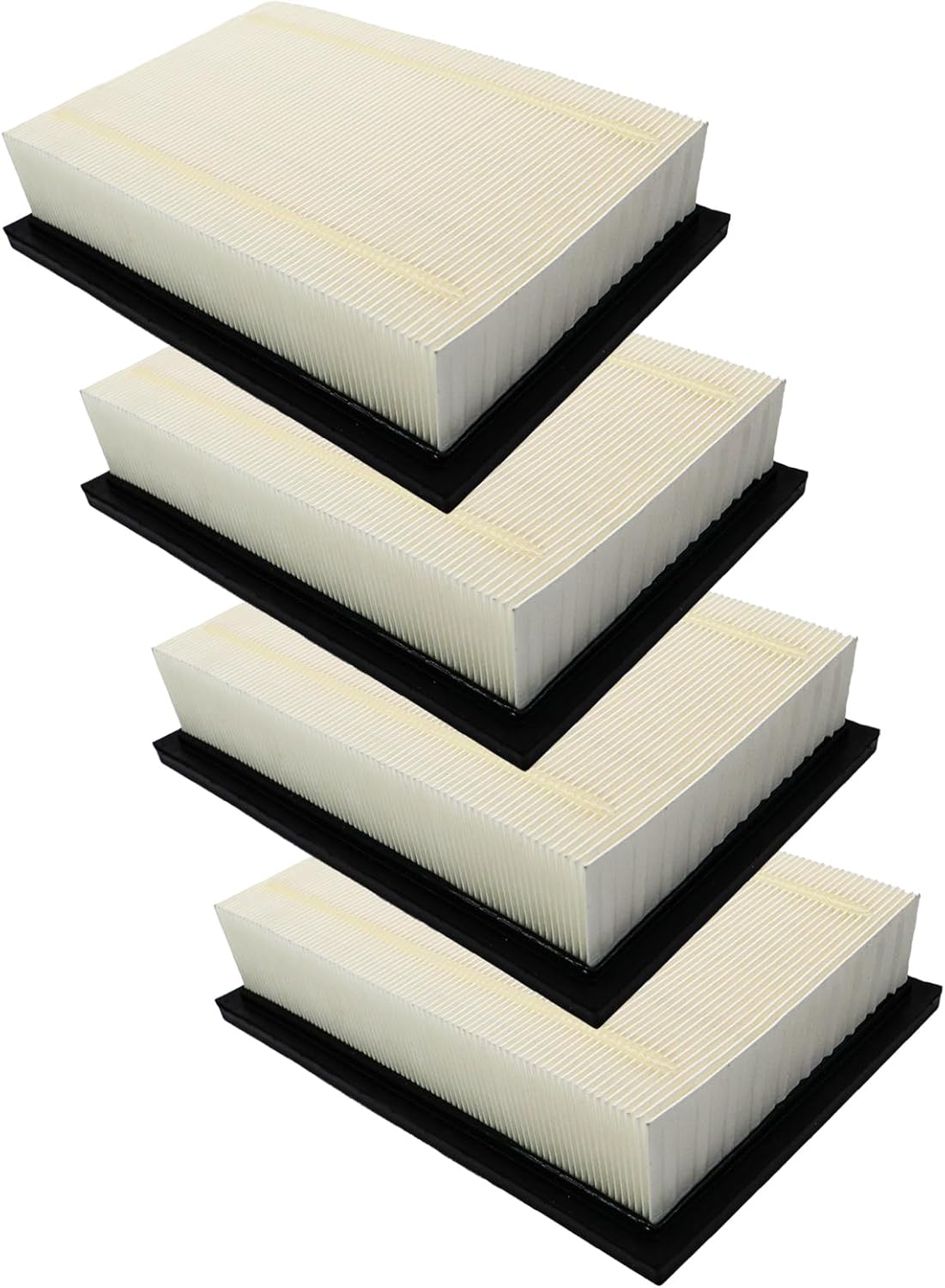 CA8997 Replacement 4 Pack Engine Air Filter for Ford Escape 2001-2012 Taurus 2000-2007 Mazda Tribute 2001-2006 2008-2011 Mercury Mariner 2005-2011 Sable 2000-2005 w/Activated Carbon