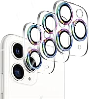 Vista 22 de 3 Pack Tempered Glass Camera Lens Protector for iPhone 12 6.1", Ultra HD, 9H Hardness, Anti-Scratch, Case Friendly, Easy to Install