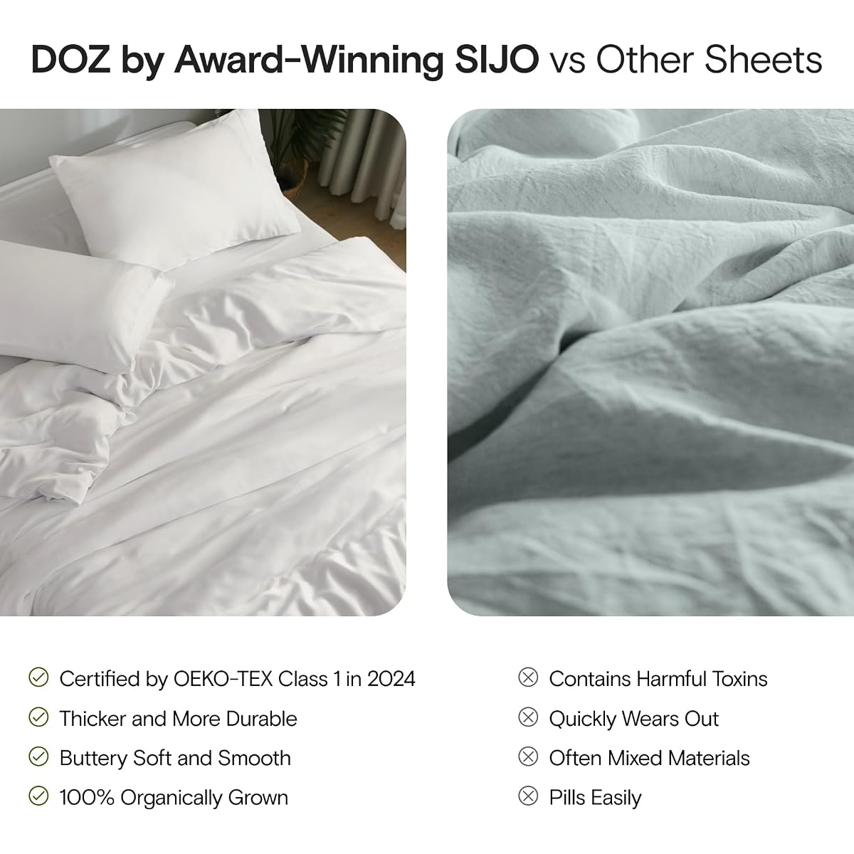 DOZ by SIJO Cotton Sheet Set - Thumbnail 2