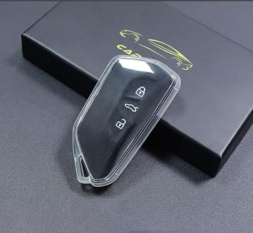 Soft TPU Key Fob Cover Case fit for VW ID3 ID4 ID6 MK8 Golf 8 GTI Skoda Octavia Keyless Entry Key FobClear