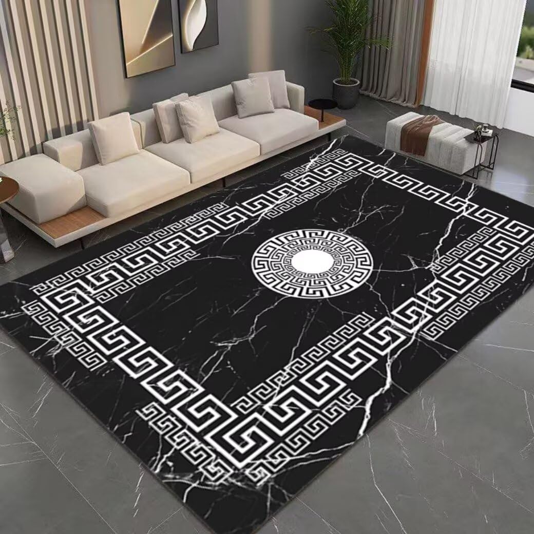 Tapis antidérapant lavable jaune pour décoration bureau et chambre