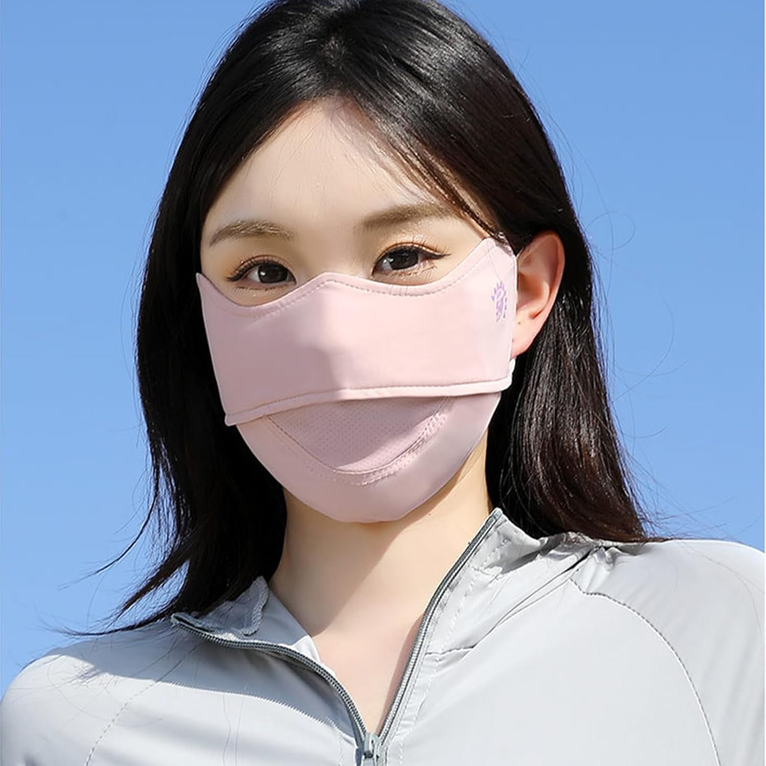 2Pcs UV Face Mask, Sun Masks for Women, Cooling Breathable Face Cover for Outdoors, Washable Reusable - Image 5