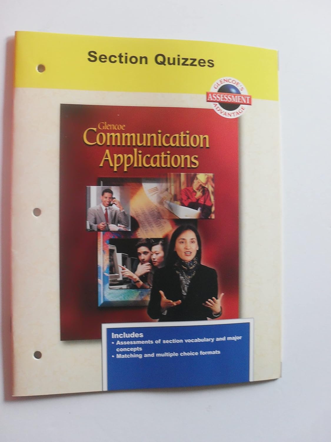Glencoe Communication Applications: Section Quizzes: Glencoe: 9780078213175: Amazon.com: Books