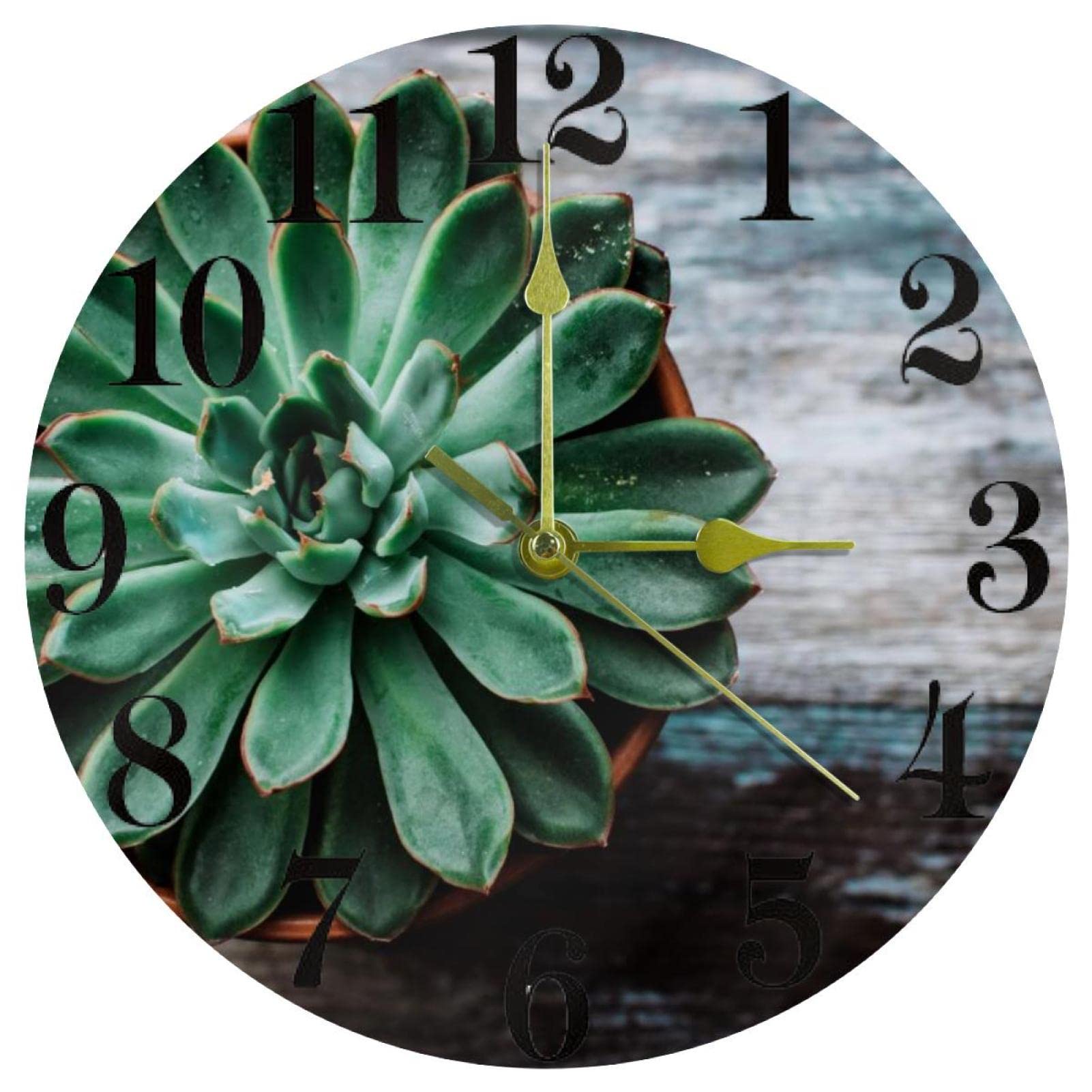 Mnsruu Orologio Da Parete Rotondo 24 Cm | Design Birra Verde | Silenzioso Senza Ticchettio | Per Pub, Cucina, Ufficio