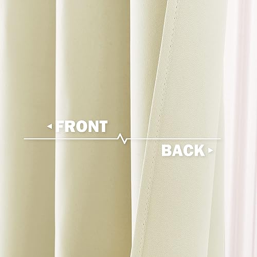 Miniatura 3 de NICETOWN - Cortinas blackout cortas con aislamiento térmico para cubrir ventanas de salas de clase, ventanas de cámper y vehículos recreacionales,