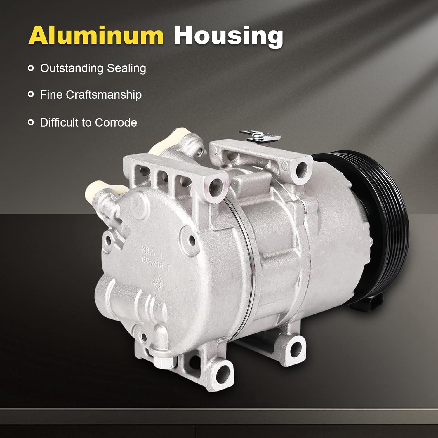 CO11218C 178317 Air Conditioning AC Compressor with Clutch Compatible with Hyundai Sonata 2.0L 2.4L 2011-2014, Kia Optima 2.0L 2.4L 2011,Replaces 977013R000, 4716044, 10A1086, 890174