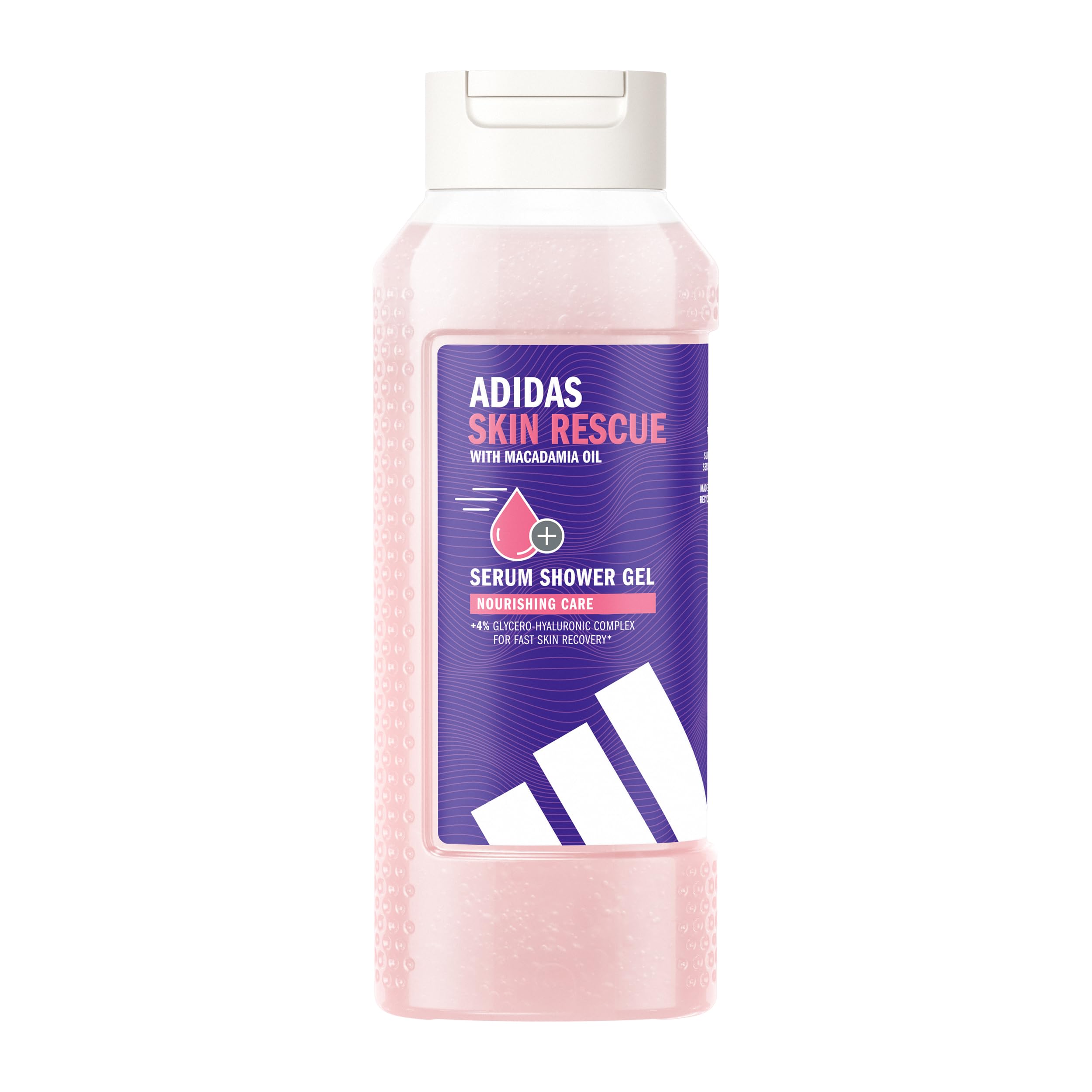 adidas Active Skin & Mind Skin Rescue Duschgel für Frauen, feuchtigkeitsspendende Körperpflege für schnelle Hautregeneration, 250ml
