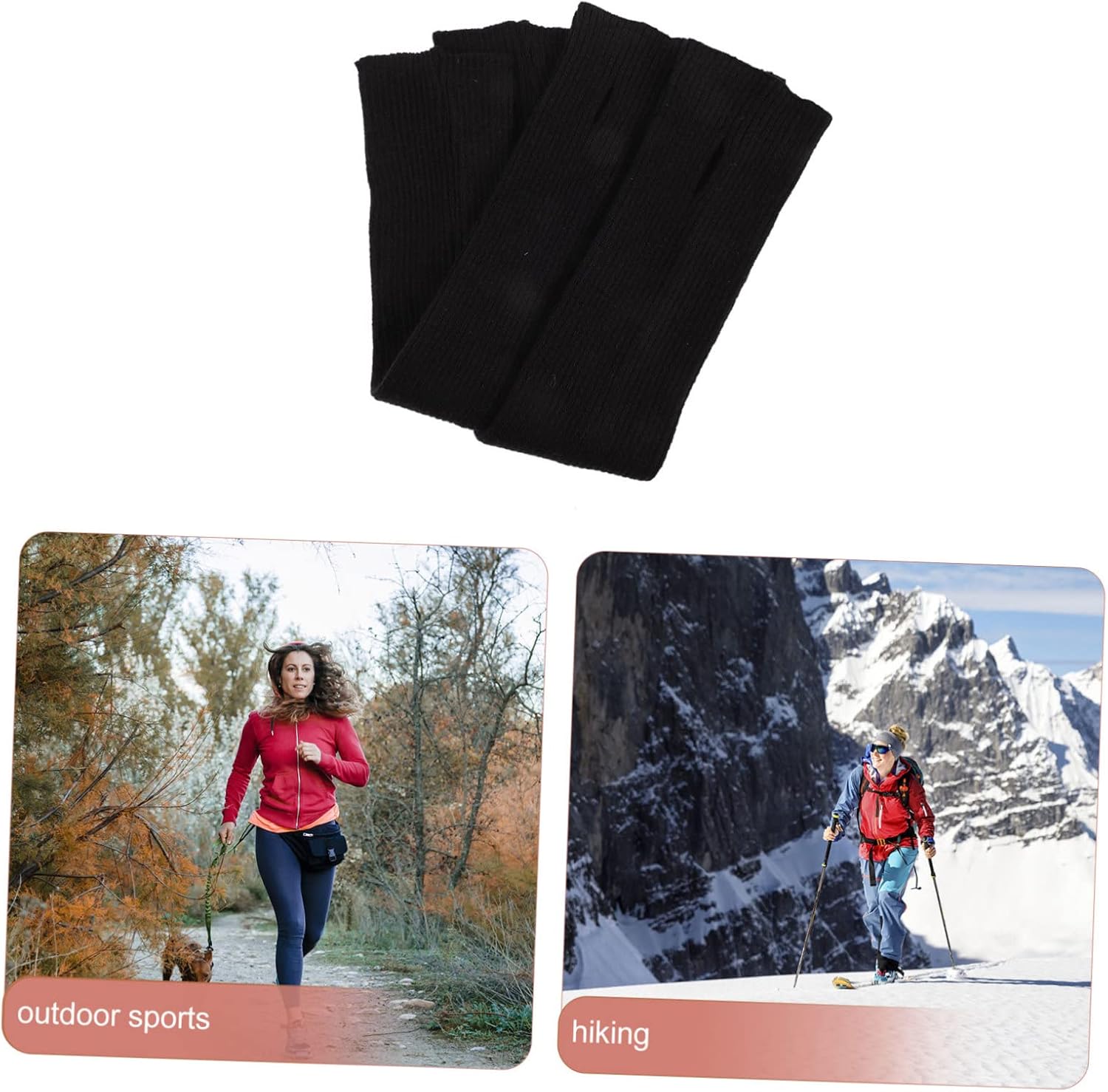 VALICLUD 1pair Women Arm Warmers Skin-friendly and Windproof Sleeves for Cold Weather Ergonomic Design for Comfort and Versatility Fashion and Function