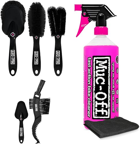 Miniatura 12 de Muc-Off Nano Tech - Limpiador de bicicletas de 1 litro Fórmula biodegradable, seguro en fibra de carbono y todas las superficies Rompe