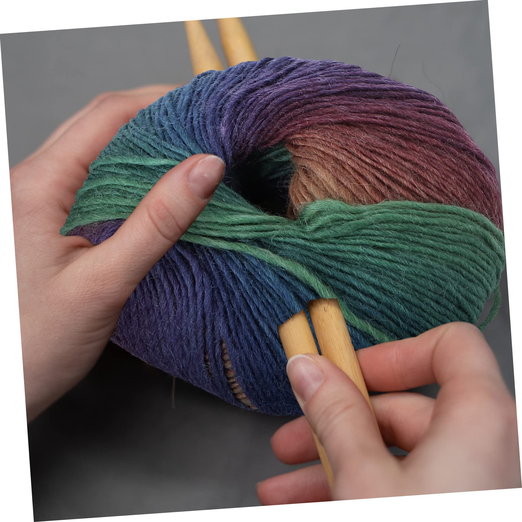 STOBOK 6rollen Bunte Wolle Farbverlauf Wolle Strickgarn Für Handarbeiten Geeignet Für Stricken Von Mützen Kleidung Socken Und Weiteren Kreativen Projekten Für Zuhause Und Bastelbedarf