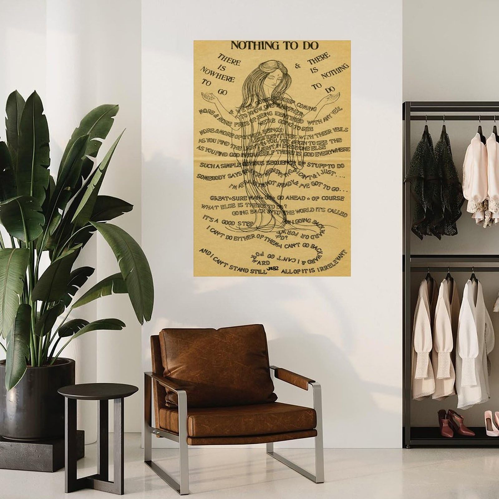 Amazon.com: Ram Dass Be Here Now Painting Poster Vintage Wall Art