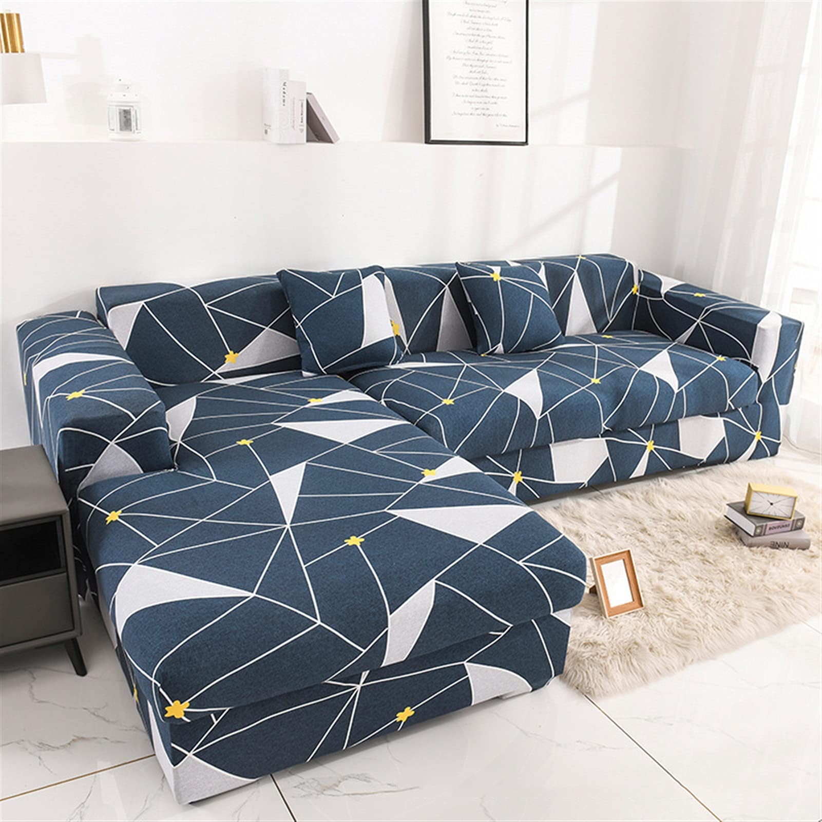 Funda Chaise Longue sofá de la esquina para salones con niños y mascotas