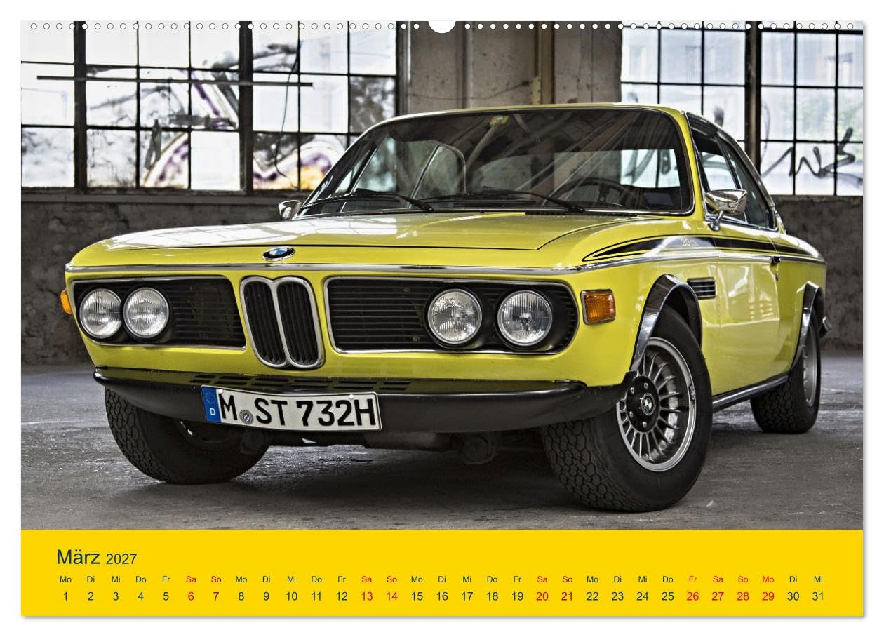 CALVENDO - Automobile Rêves des années 70 (calendrier mural 2027 de qualité supérieure DIN A2 paysage) - Impression artistique brillante : pour beaucoup étaient des voitures inaccessibles, un
