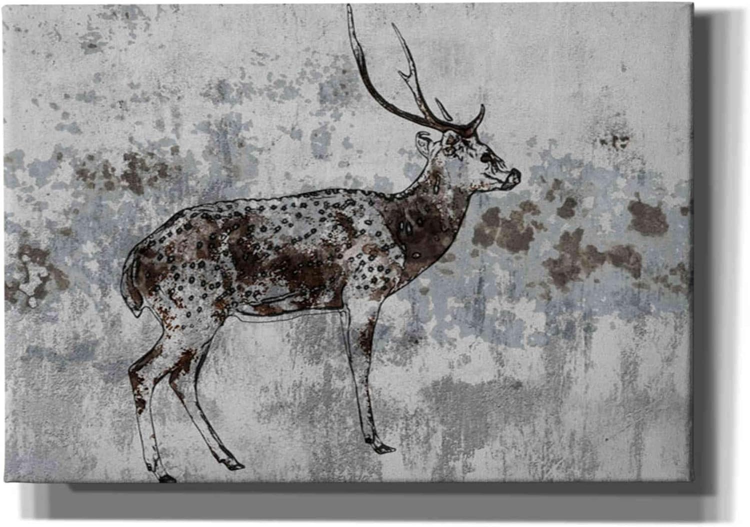 Epic Graffiti 'Sika Deer 1' by Irena Orlov, Canvas Wall Art, 18"x12"