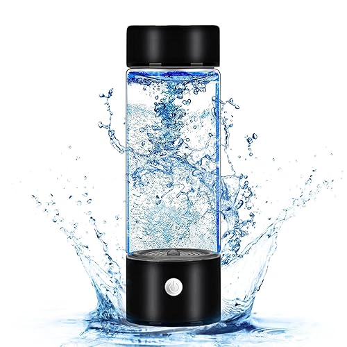 Hydrogen Water Bottle Generator - 2024 New Upgrated Hydrogen Water Bottle with New Pem SPE Technology, Portable Rechargeable Hydrogen Water Machine
