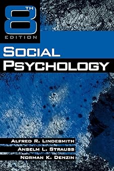 Social Psychology Eighth Edition Social Psychology Eighth Edition book cover
