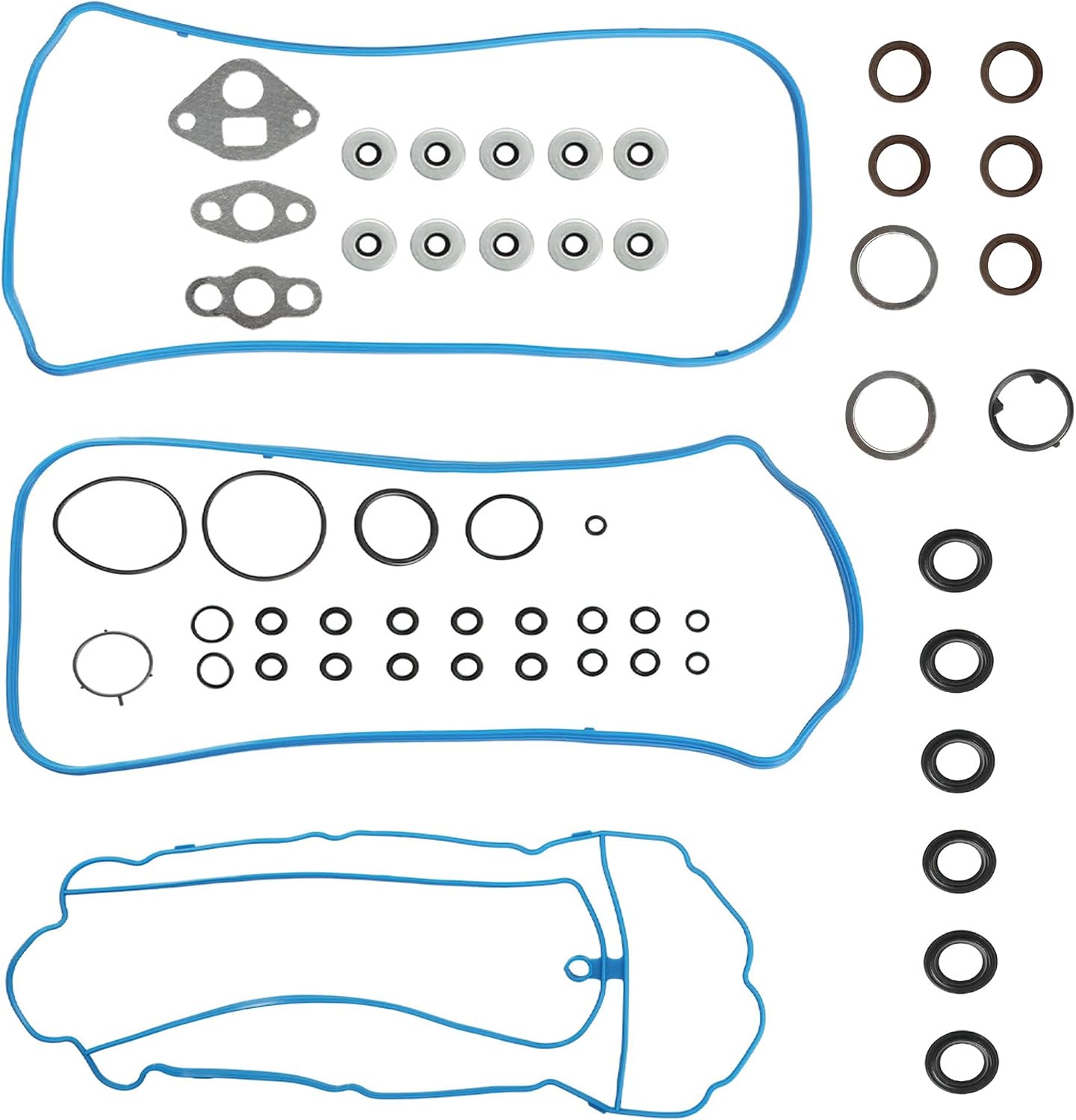 Head Gasket Set Timing Belt Kit for Honda Accord for Acura 3.5L HS26509PT | Water Pump for Honda Accord Odyssey Pilot Ridgeline Crosstour 2008-2017 for Acura RDX TL TSX 2009-2015 3.5L TKH002 TCKWP329