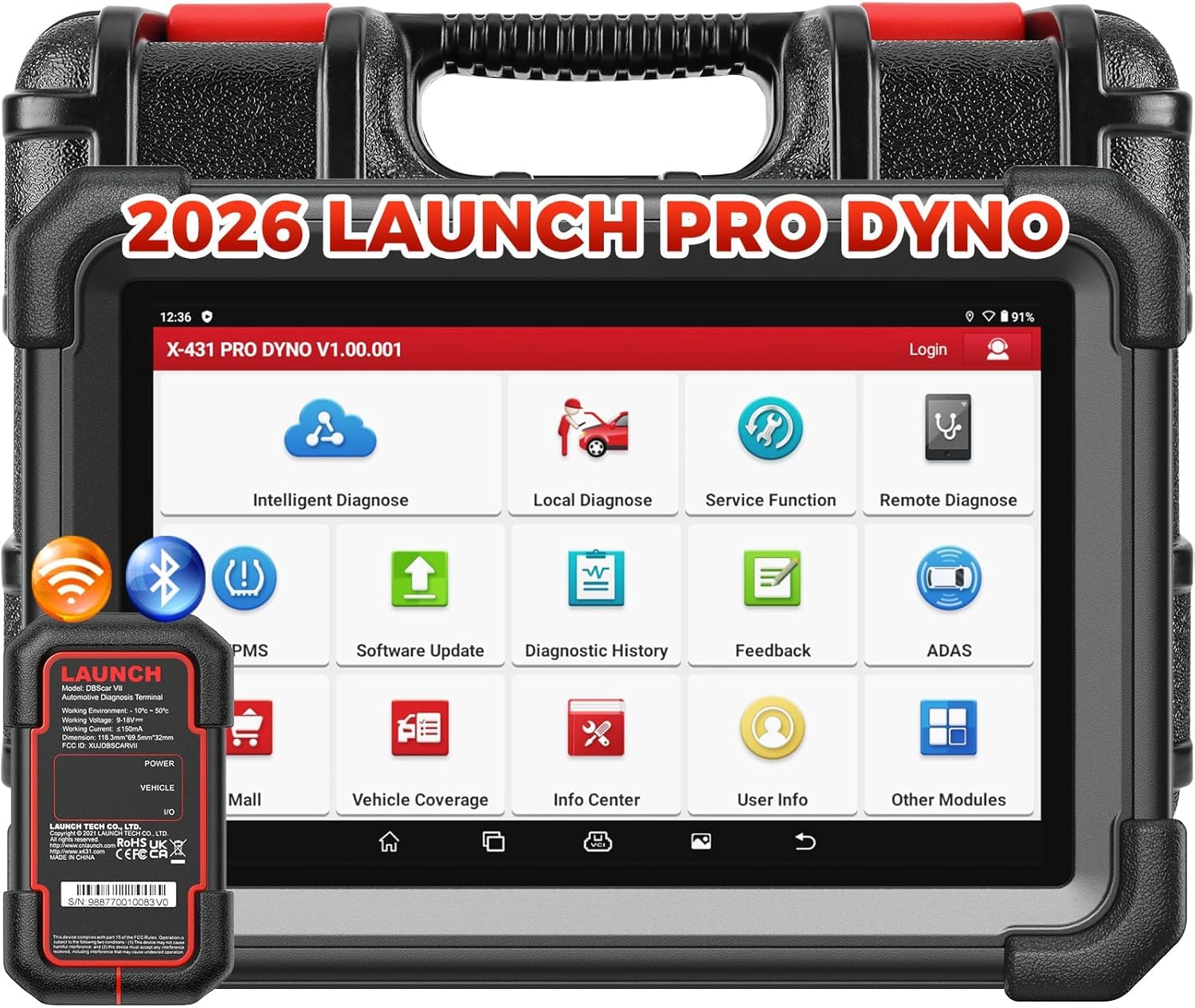 Launch X431 PRO Dyno 2026 Upgrade Bidirectional Scan Tool for