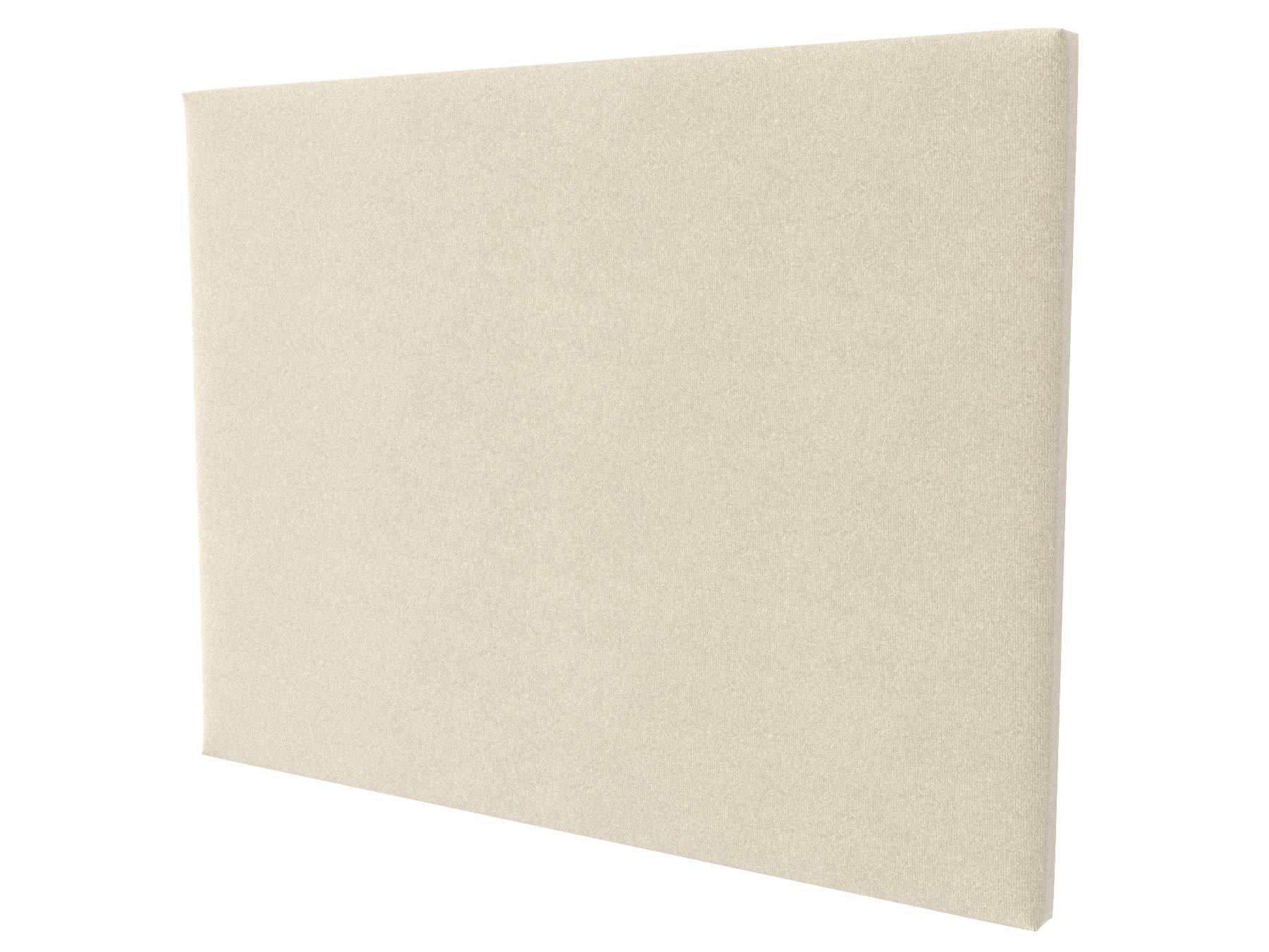 LA WEB DEL COLCHON Cabezal Cama Paros Tapizado Acolchado 8 cm con Fijación a Pared – Cabecero de Cama Suave y Elegante – Cama de 180 (190 x 120 cms) Beige Claro Textil Suave - Cabeceros Acolchados