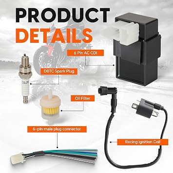 Ignition Kit for CG125 150 200 250cc Chinese ATV 4 Wheeler Quad Go Kart