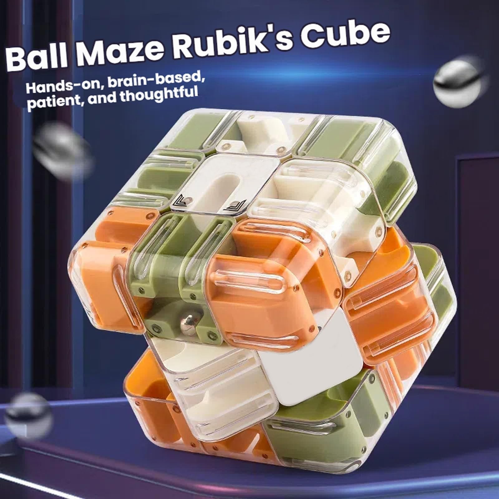 Grand cube labyrinthe 3D - Un casse-tête stimulant qui améliore la
