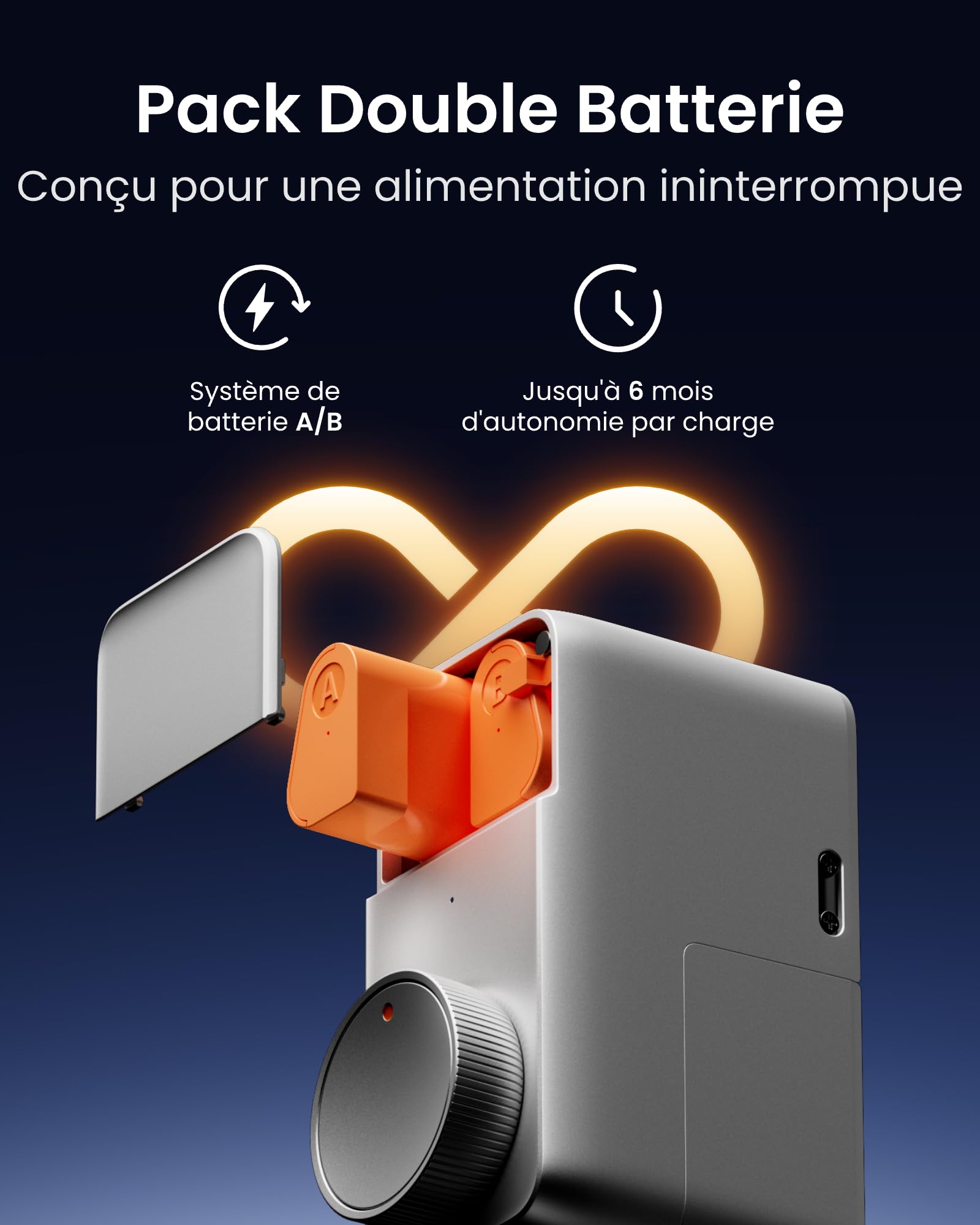 SwitchBot Serrure Connectée WiFi Pro avec Batterie Rechargeable, Matter Over WiFi, Serrure Électronique, Installation Rapide sur Verrou Existants, Compatible Apple Home, Alexa, Google Home, IFTTT