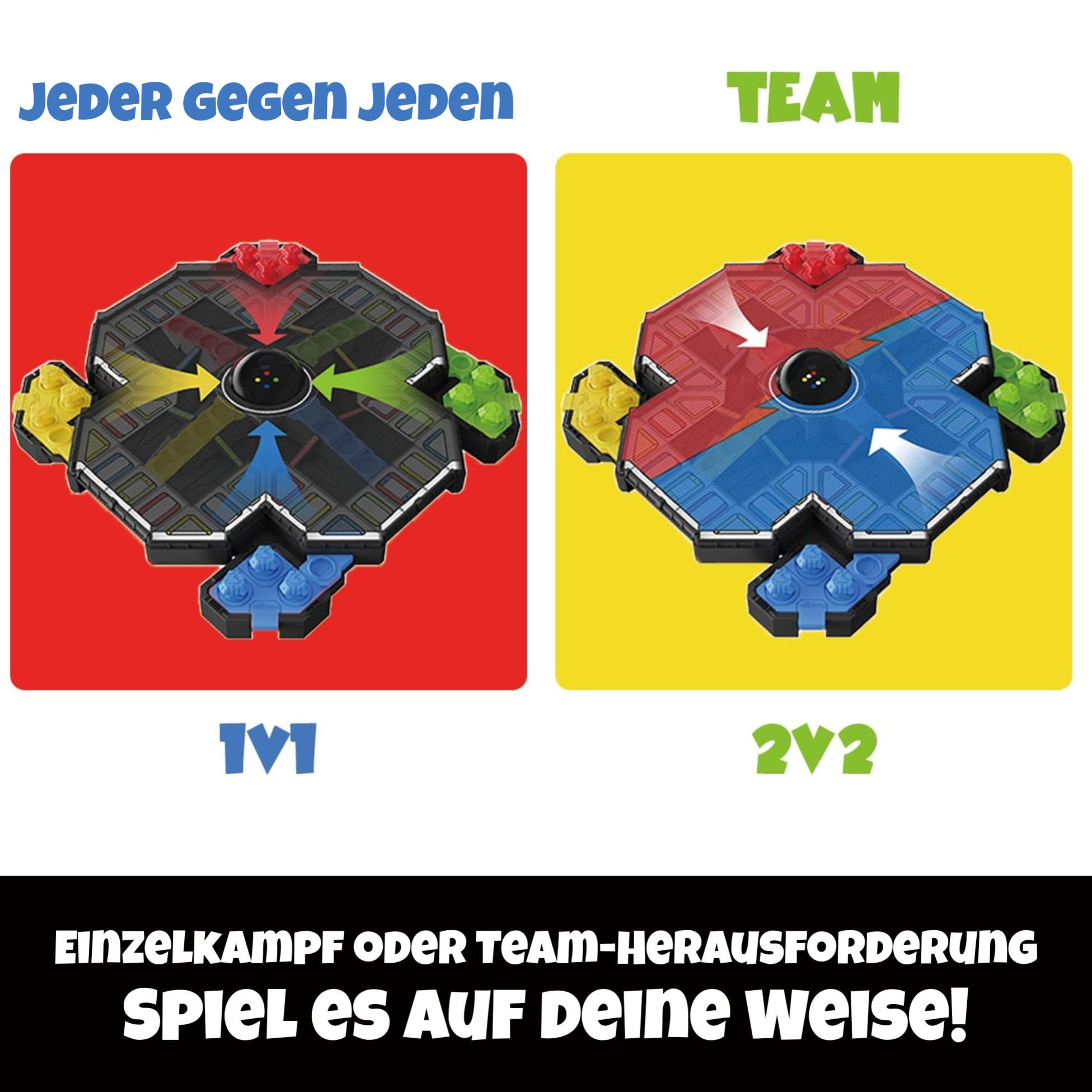 GiiKER Super Ludo - Elektronisches Würfelspiel - Schlanker Mensch - Interaktives Spiel mit Lichteffekten - Familie & Kinderspiel - Geburtstagsgeschenk für Kinder