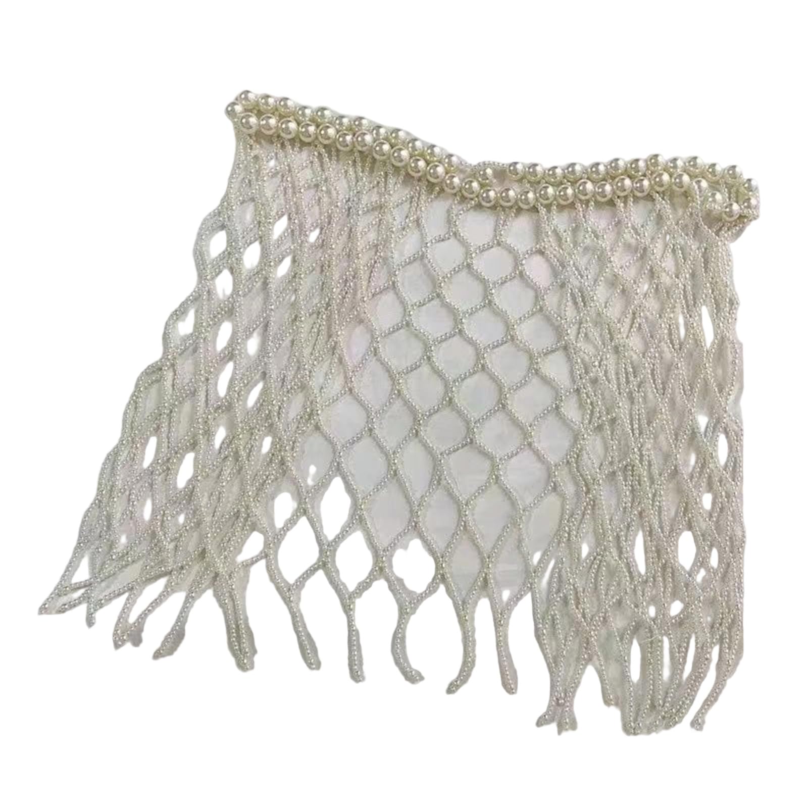 Ceinture élégante avec perles d'imitation design réglable pour robe femme