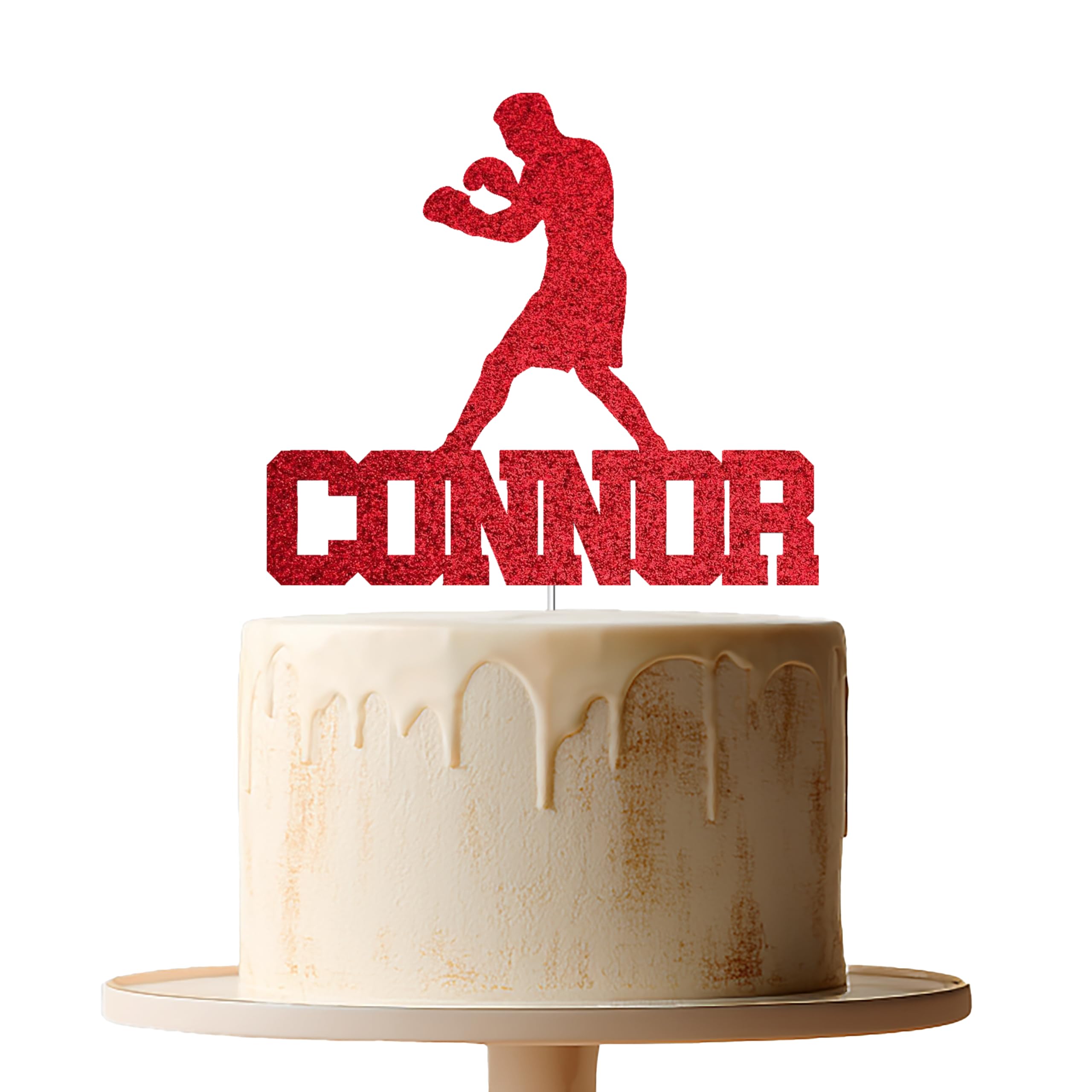 Personalised Boxing Card Cake Topper, Birthday, Celebration, Sports, Hobby, Handmade