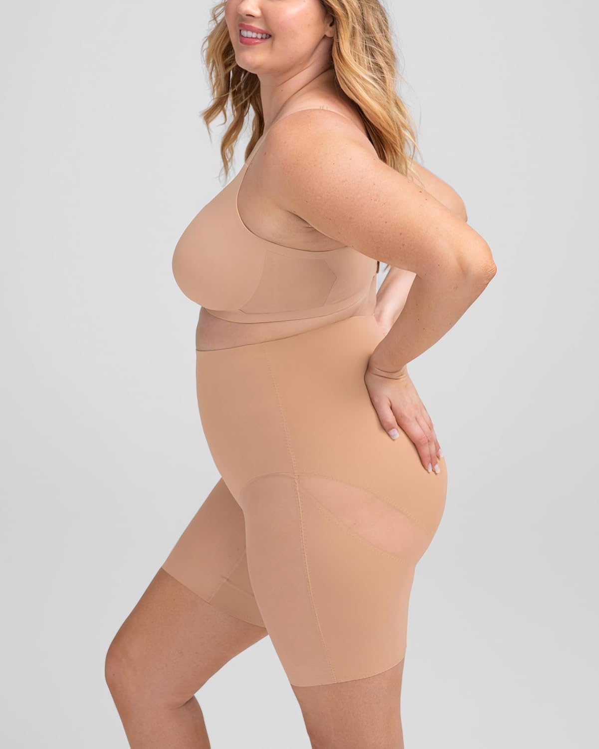 HONEYLOVE Shapewear for Women - Mid-Waist Short - Tummy Control Underwear & Body Shaper - Image 5