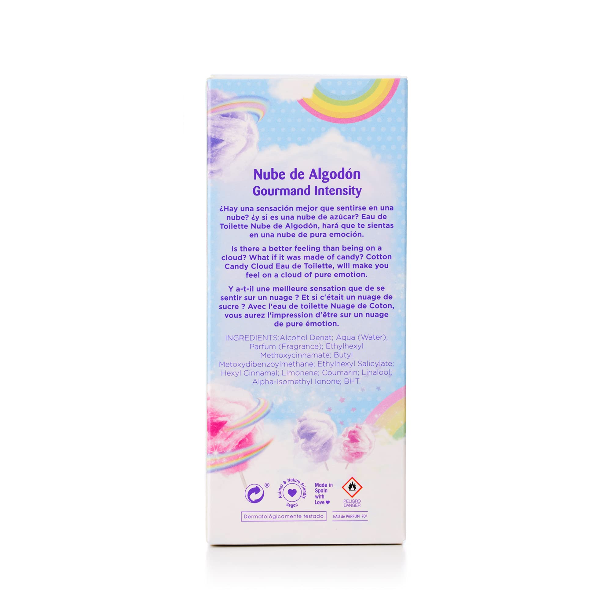 Tulipán Negro - Agua de Colonia Nube de Algodón, Fragancia Suave y Dulce, Colonia Unisex Ligera para Uso Diario, 50 ml