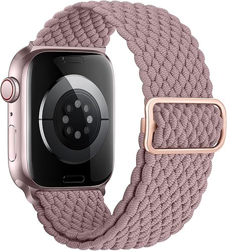 Miniatura 9 de Qimela Stretchy Solo Loop Bands Compatible with Apple Watch Band 38mm 40mm 41mm 42mm 44mm 45mm 49mm iWatch Series 8 7 6 5 4 3 2 1 SE