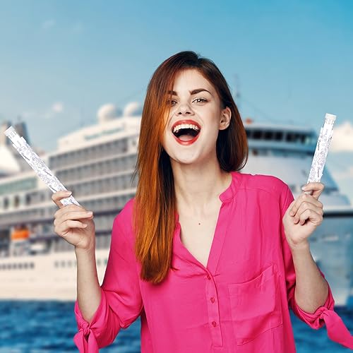 Miniatura 5 de Copkim Juego de 38 frascos de tampón incluidos para mujeres, contenedores de tampón, embudos reutilizables para eventos de crucero (estilo genial)