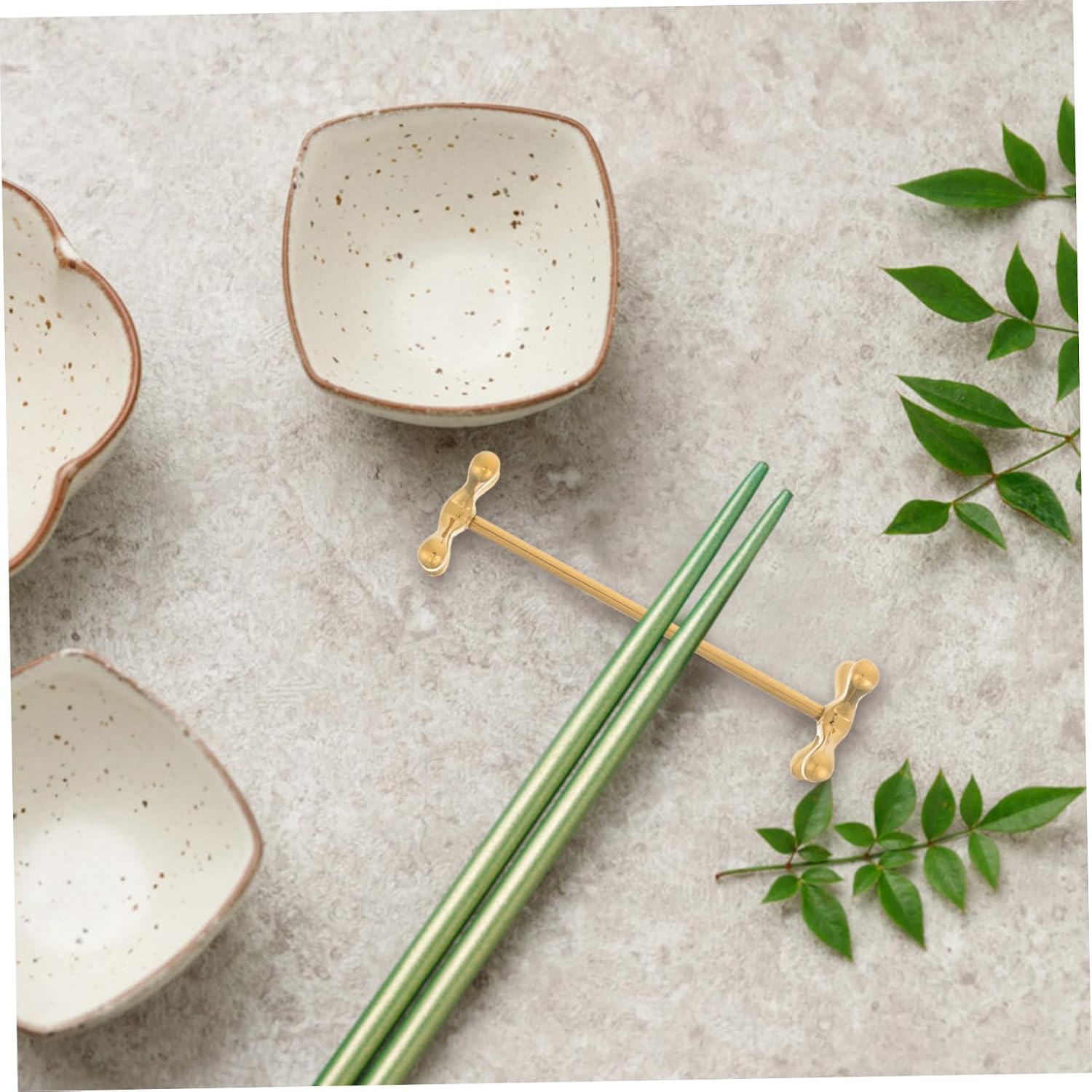 2pcs Stainless Steel Chopstick Holder Chopstick Rests for Table Kitchen