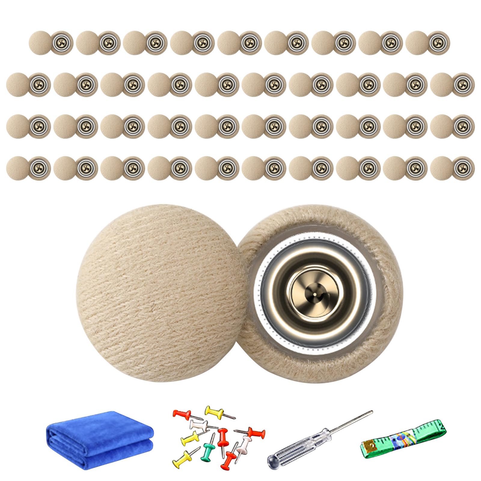 YROHGKPN 40Pcs Car Roof Cloth Fasteners Auto Interior Repair Clips Metal
