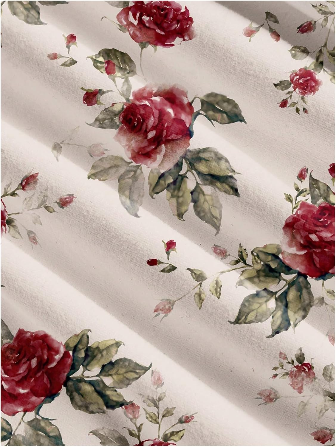 MakeMeChic Women's Floral Asymmetrical Neck Tank Ruched Short Sleeve Crop Tops - Image 4