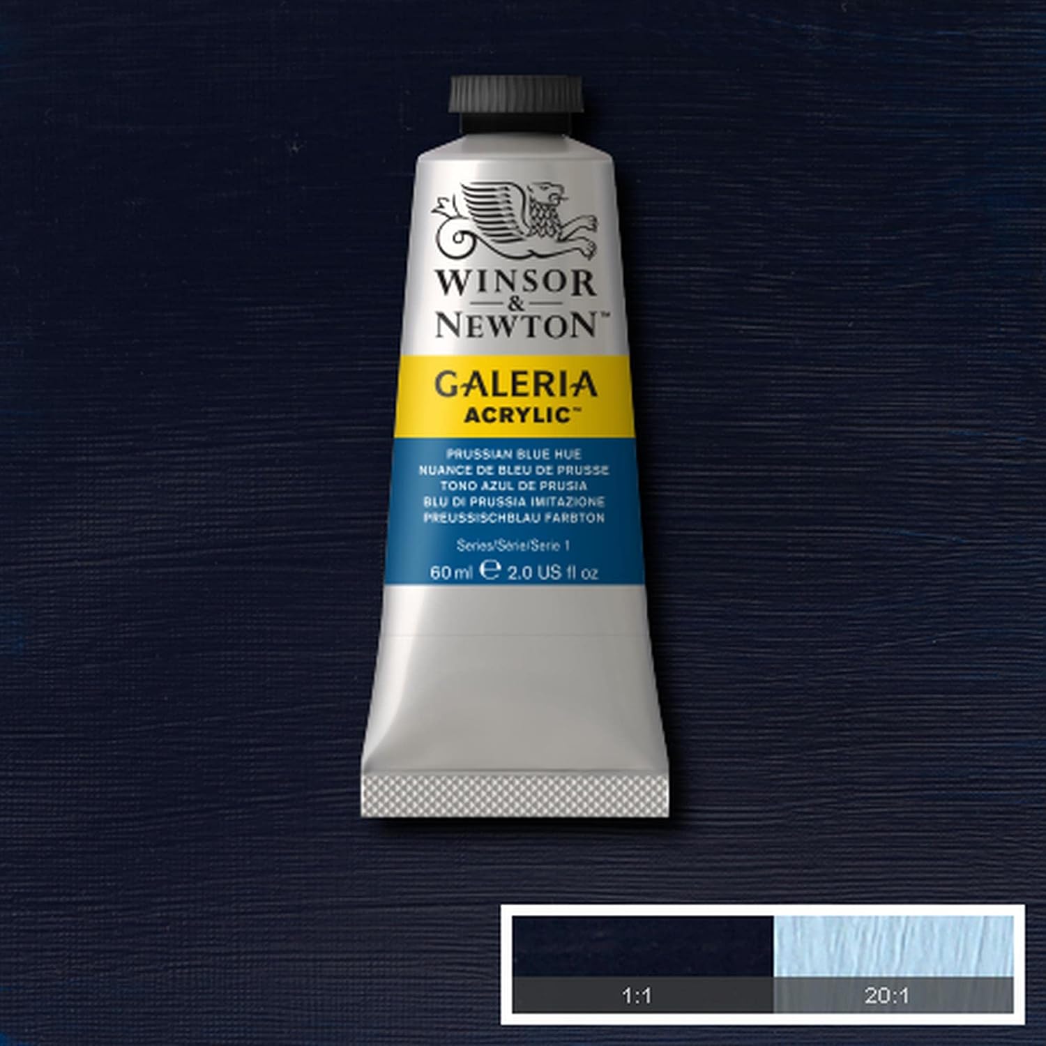 Winsor & Newton Galeria Acrylic Color, 60ml (2-oz) Tube, Prussian Blue Hue