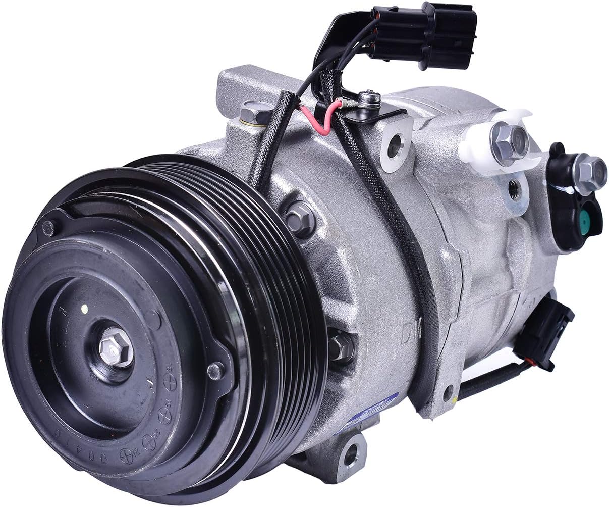 Mando 10A1453 AC Compressor with Clutch Original Equipment (Pre-filled Oil)